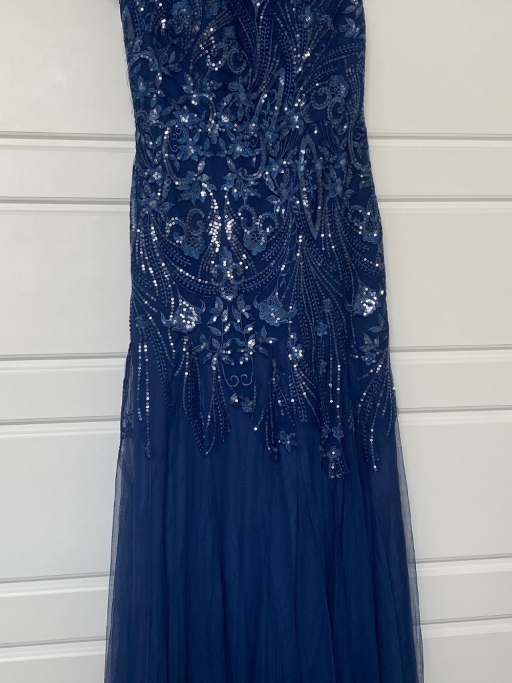 Navy Evening Gown Size 8